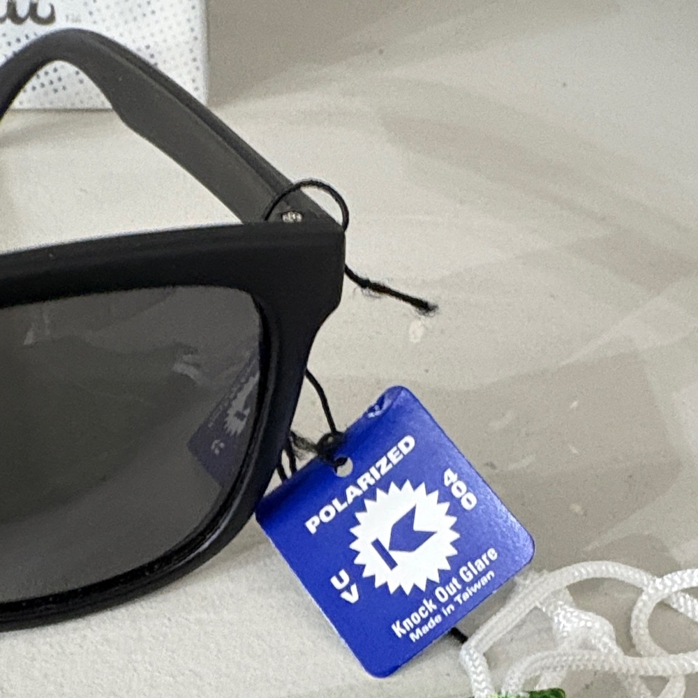 Knockaround Black Sunglasses with Smoke Lenses - Picture 2 of 5